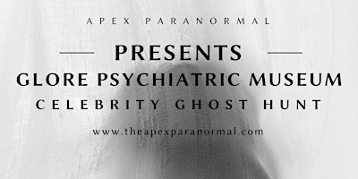 Imagem principal do evento Ghost Hunt at Glore Psychiatric Museum with Dustin Pari - Part 2!