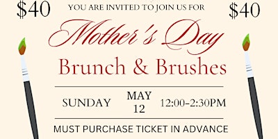 Mother's Day Brunch & Brushes primary image