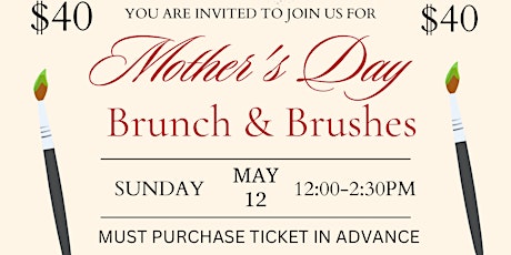 Mother's Day Brunch & Brushes