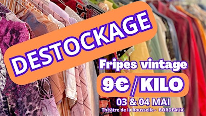 Destockage de fripes vintage 9€/kilo
