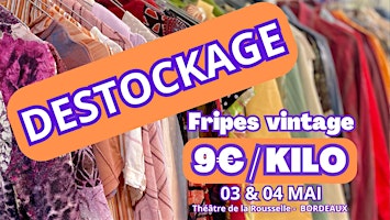 Imagem principal do evento Destockage de fripes vintage 9€/kilo