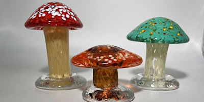 Holy Fungus!!...made out of Hot Glass!! Create your own magic mushroom. primary image