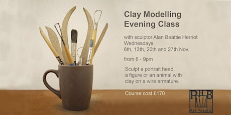 Clay Modelling Evening Class with Alan Beattie Herriot primary image