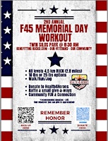 Primaire afbeelding van 2nd Annual F45 Memorial Day Workout