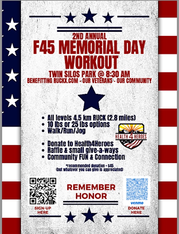2nd Annual F45 Memorial Day Workout