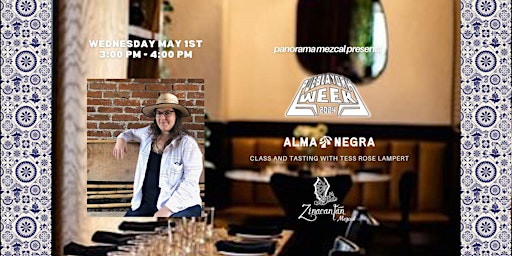 Imagem principal do evento Puebla Mezcal class with Tess Rose Lampert at Alma Negra