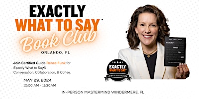 Imagem principal do evento Exactly What to Say® Book Club | Orlando