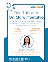Imagem principal do evento Doc Talk with Dr. Montalvo