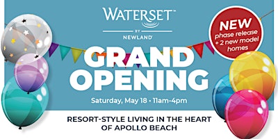 REALTORS! Celebrate the grand opening of two new models in Waterset primary image
