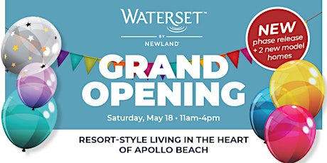 REALTORS! Celebrate the grand opening of two new models in Waterset