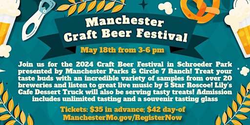 Immagine principale di 2024 Manchester Craft Beer Festival 