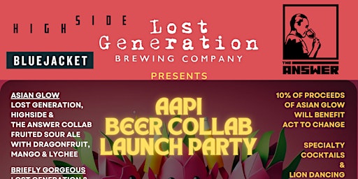 AAPI BEER COLLAB RELEASE PARTY primary image