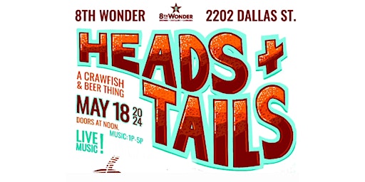 Hauptbild für Heads & Tails Crawfish Festival + Cyberpunk Night Market Sat. 5/18