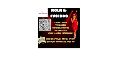 ROLA & FRIENDS SHOW! FRIDAY! primary image