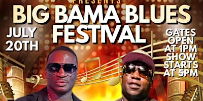 Imagem principal do evento Big Bama Blues Festival