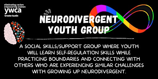 Primaire afbeelding van Neurodivergent Youth 6-Week Group (ages 10-13)