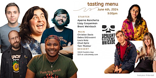Tasting Menu: A Stand Up Comedy Show primary image