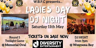 Ladies Day 24 & DJ Night primary image