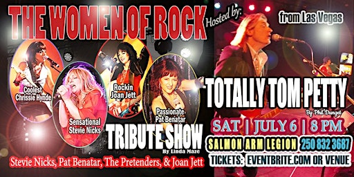 Primaire afbeelding van THE WOMEN OF ROCK SHOW Hosted By TOTALLY TOM PETTY