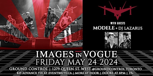 Primaire afbeelding van IMAGES IN VOGUE with Modele + DJ Lazarus