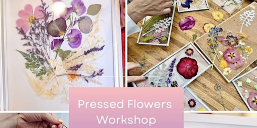 Imagem principal do evento Bloom Bar: Pressed Flowers Art Workshop