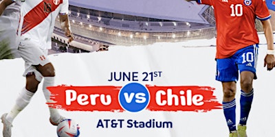 Imagen principal de Peru vs Chile - Copa América - Matchday 1 of 3 #ArlingtonVA #WatchParty