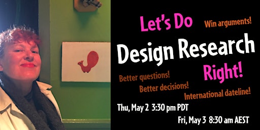 Hauptbild für Let's Do Design Research Right!