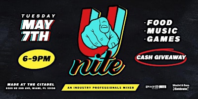 Image principale de U-Nite - An Industry Professional Party, for Talent and ARTrepreneurs
