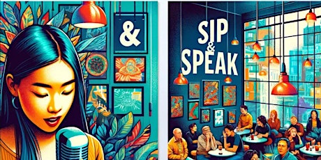 Sip & Speak Open Mic (Poetry, Spoken Work, Comedy, etc)