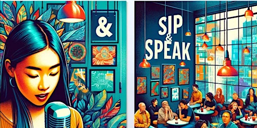 Sip & Speak Open Mic (Poetry, Spoken Work, Comedy, etc)  primärbild
