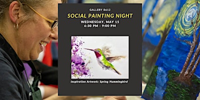 Immagine principale di Social Painting Night at Gallery B612 | May 15 