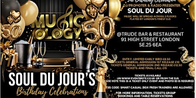 Imagem principal do evento Musicology - Soul Du Jour's Birthday Celebration