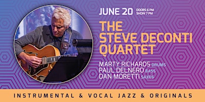 Imagem principal do evento The Steve DeConti Quartet