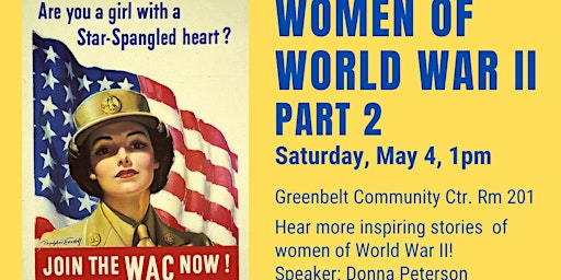 Imagem principal do evento Women of World War II - Part Two