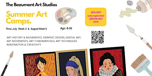 Art Summer Camp for Young Creators primary image