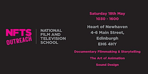NFTS Outreach  | Edinburgh  - Saturday 18th May  primärbild