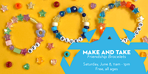 Imagem principal do evento Make and Take: Friendship Bracelets