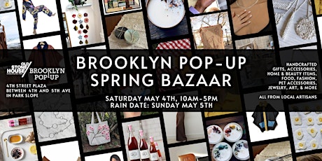 Brooklyn Pop-Up: The Old Stone House Spring Artisans Bazaar