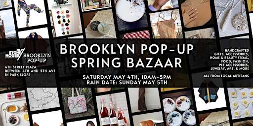 Imagem principal do evento Brooklyn Pop-Up: The Old Stone House Spring Artisans Bazaar