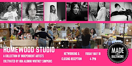 Networking + Closing Reception of Homewood Studio at the MIB Store