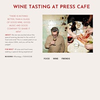 Imagem principal do evento Wine and Food tasting
