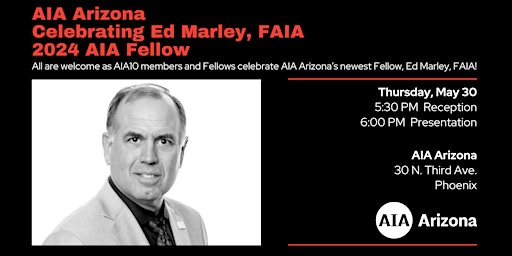 Celebrating 2024 AIA Fellow Ed Marley, FAIA primary image