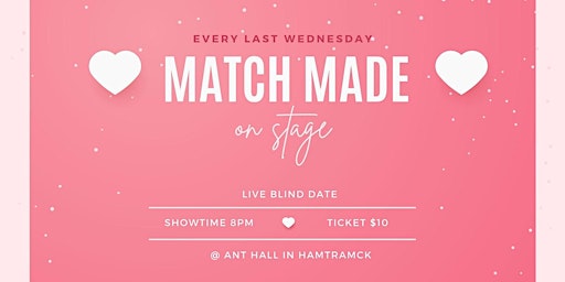 Imagem principal do evento COMEDY | Match Made On Stage - The LIVE Blind Date Show