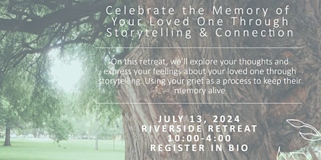Celebrate the memory of your loved one through storytelling