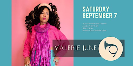 Valerie June w/Special Guest Cammy Enaharo at Hollerhorn Distilling primary image