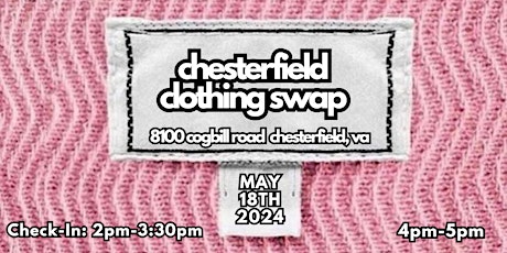 Chesterfield Clothing Swap - More Tickets