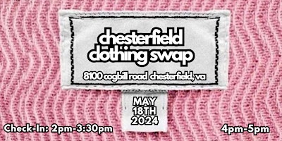 Chesterfield Clothing Swap - More Tickets primary image