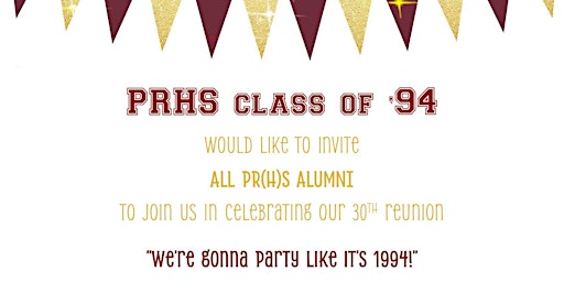 Imagem principal do evento PR(H)S Grad Class of 94