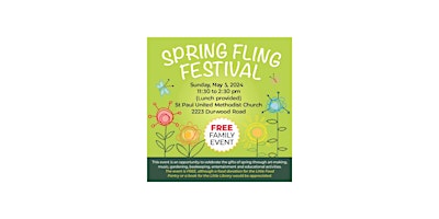 FREE EVENT: Spring Fling Festival in Kingwood Neighborhood, Little Rock primary image