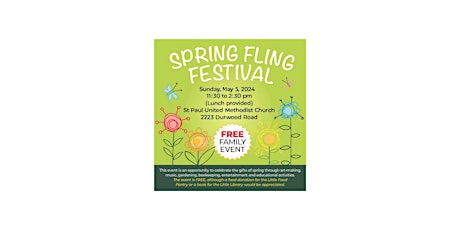 FREE EVENT: Spring Fling Festival in Kingwood Neighborhood, Little Rock